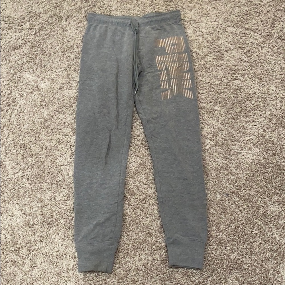 Pink joggers. Very comfortable